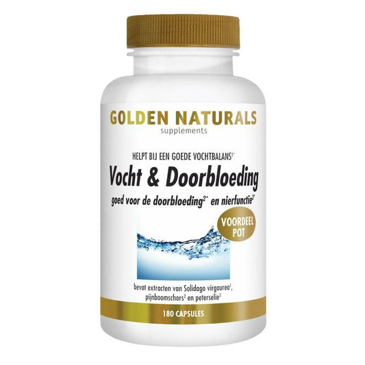 Golden Naturals Vocht & doorbloeding 180ca