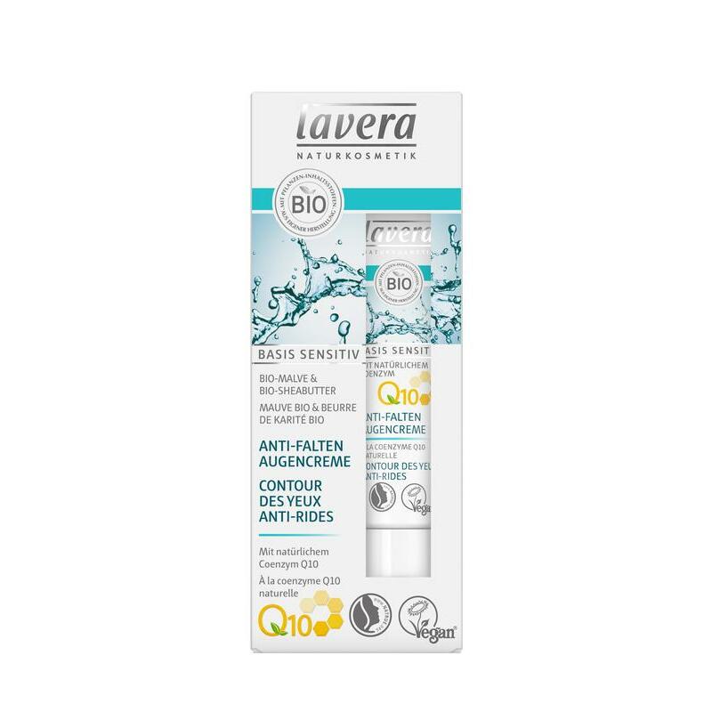 Lavera Basis Sensitiv oogcreme contour des yeux Q10 FR-DE 15ml