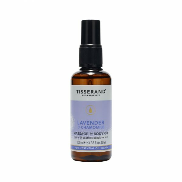 Tisserand lavendel & kamille massage & bodyolie 100ml