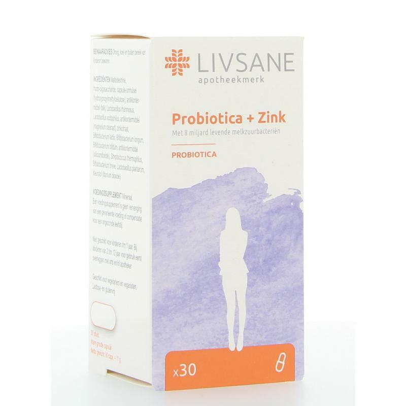 Livsane Probiotica + zink 30st