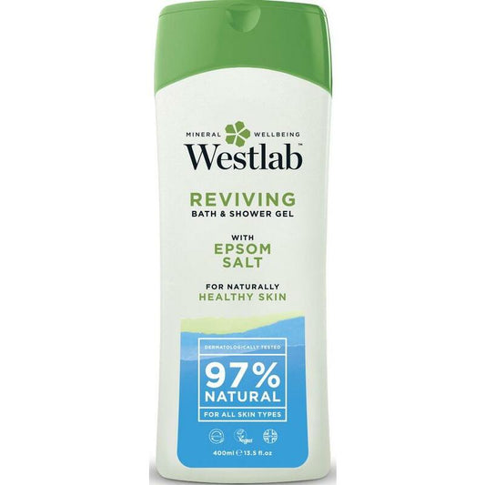 Westlab Bad & douche gel Epsom zout herstellend 400ml