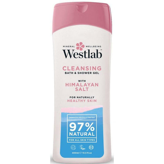 Westlab Bad & douche gel himalaya zout reinigend 400ml