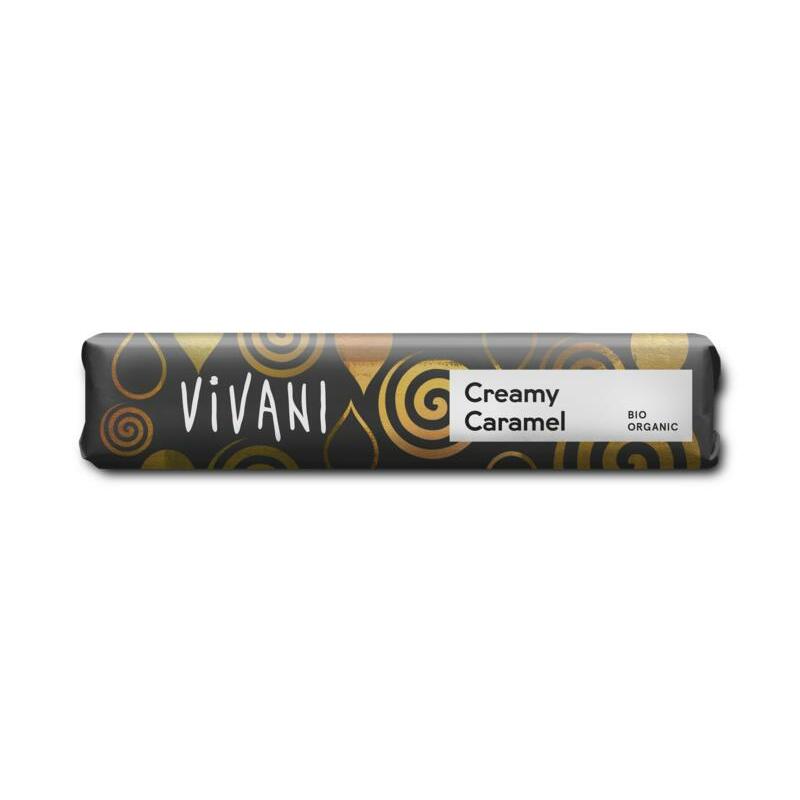 Vivani Chocolate To Go creamy caramel bio 40g