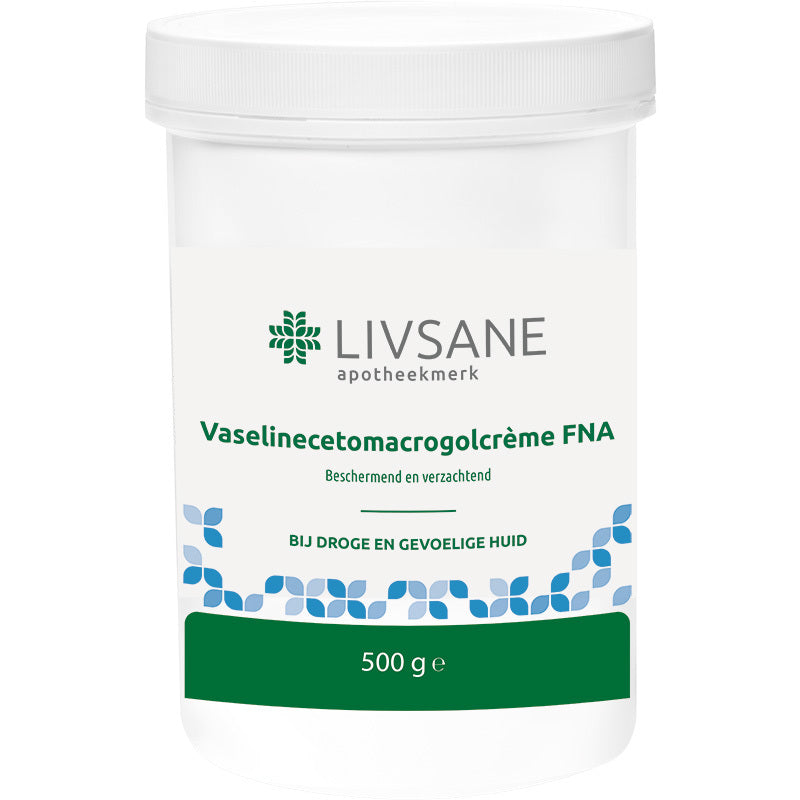 Livsane Vaselinecetomacrogrolcreme FNA in pot 500g