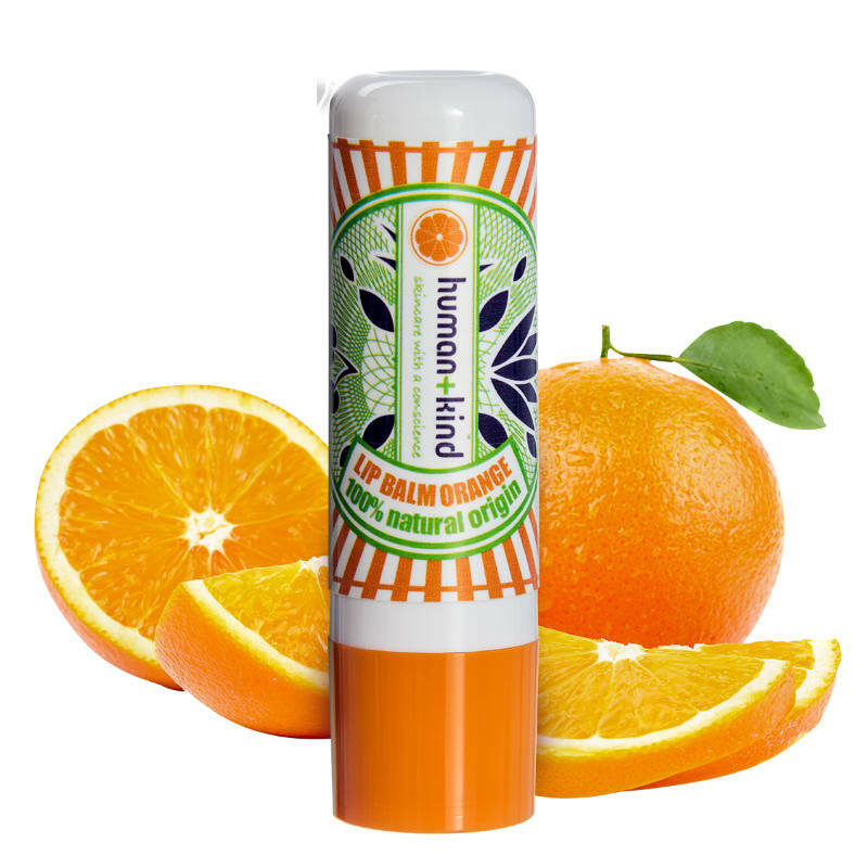 Human+Kind Lipbalm orange vegan 4.8g