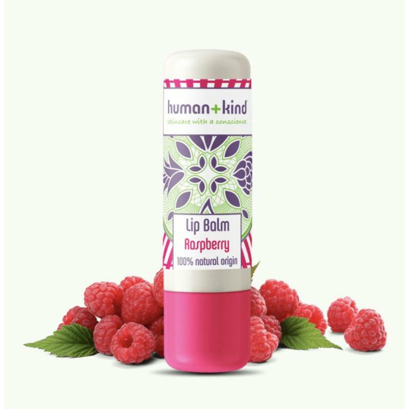 Human+Kind Lipbalm raspberry vegan 4.8g
