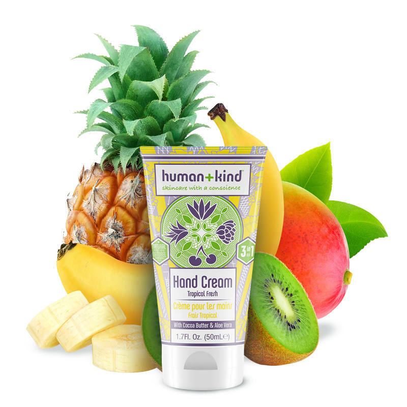 Human+Kind Hand elleboog voet creme tropical vegan 50ml