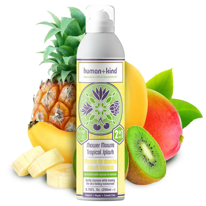 Human+Kind Foam shower tropical splash vegan 200ml