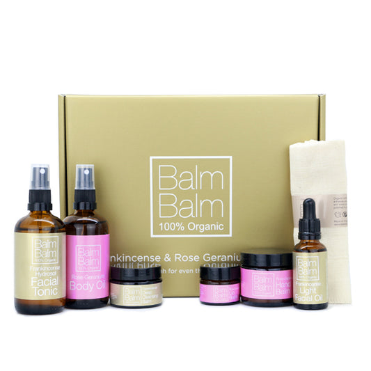 Balm Balm Frankinsence giftset rose geranium 1st
