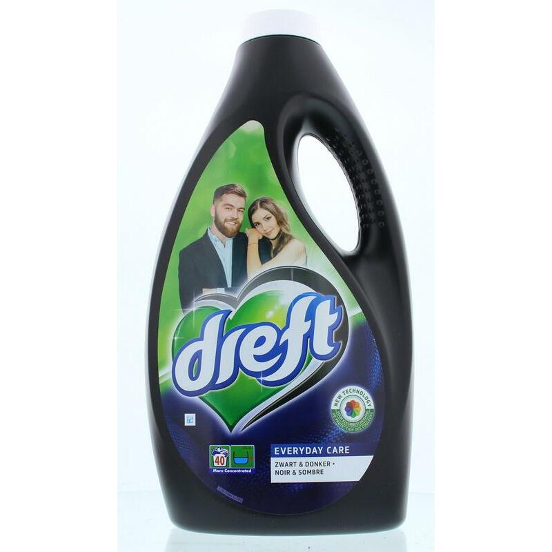 Dreft Wasmiddel vloeibaar zwart & donker 2200ml