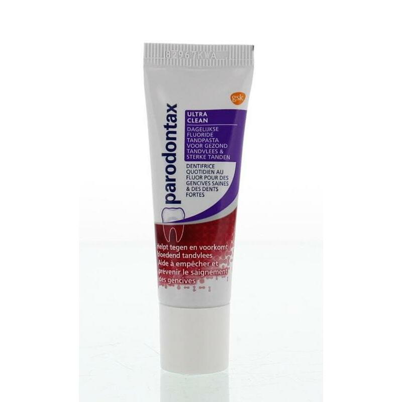 Parodontax Tandpasta ultra clean mini 15ml