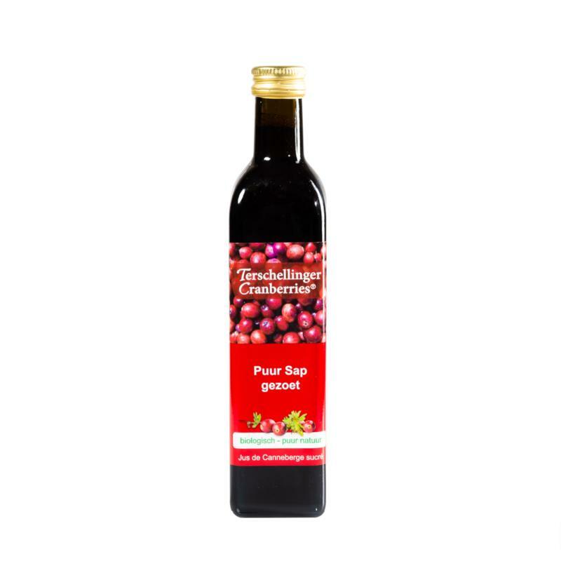 Terschellinger Cranberrysap gezoet bio 500ml