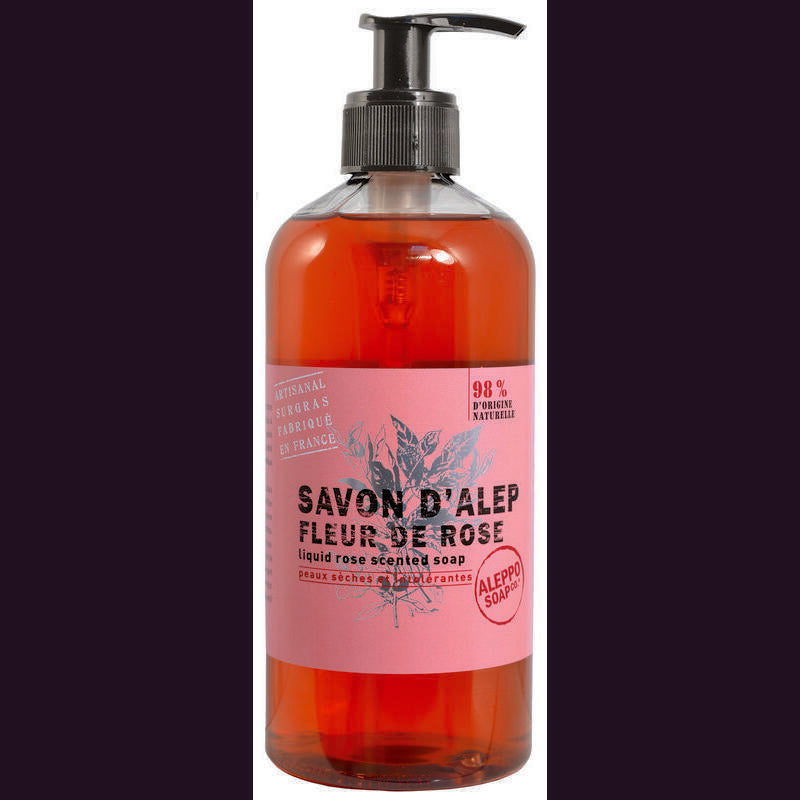 Aleppo Soap Co Aleppo rooszeep met pomp 500ml