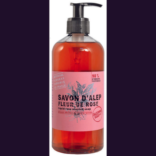 Aleppo Soap Co Aleppo rooszeep met pomp 500ml