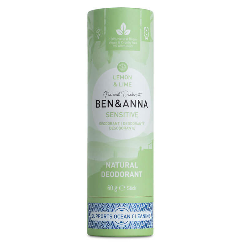 Ben & Anna Deodorant lemon & lime sensitive 60g