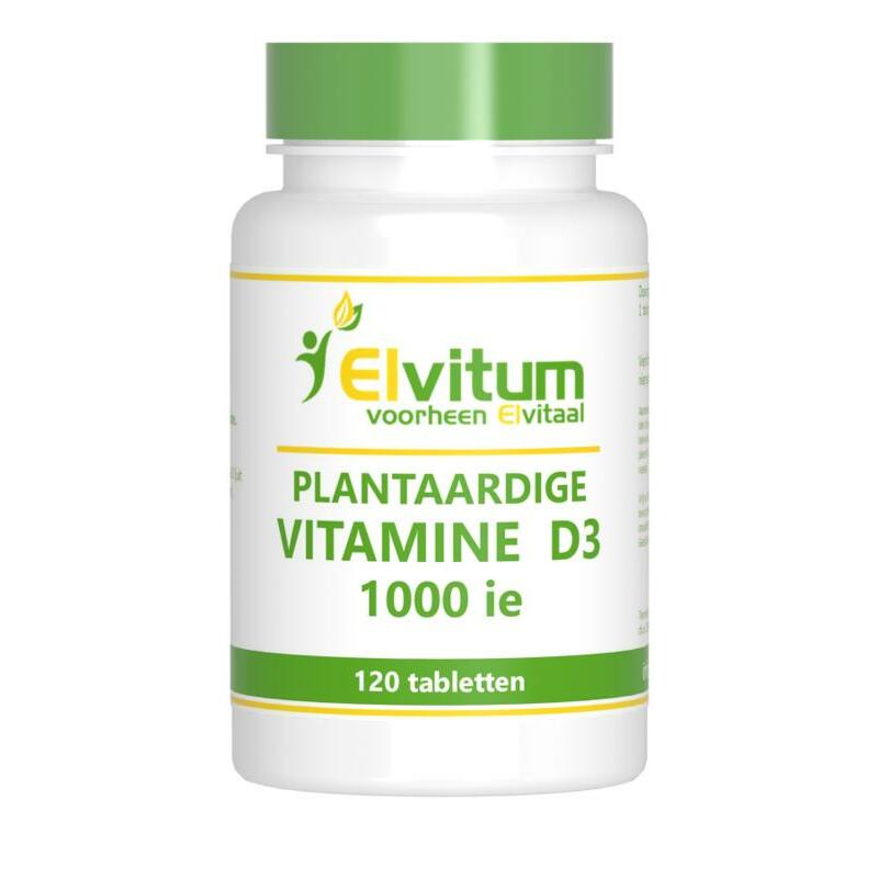Elvitaal/elvitum Vitamine D3 1000IE vegan 120tb