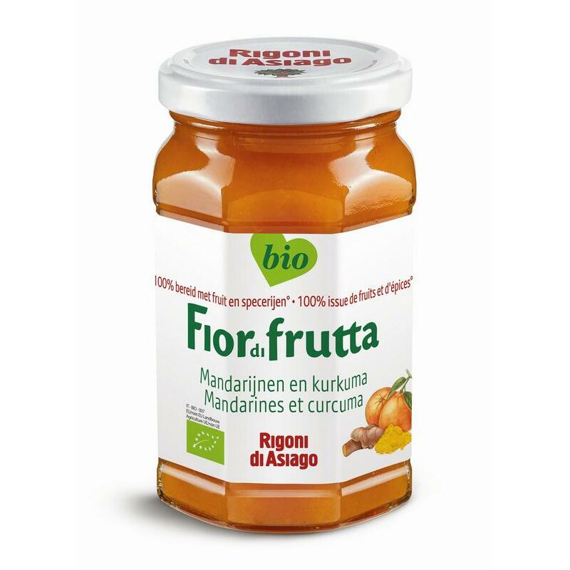 Fiordifrutta Mandarijn & kurkuma jam bio 260g