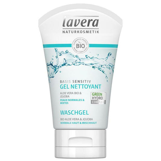 Lavera Basis Sensitiv reinigingsgel gel nettoyant FR-NL 125ml