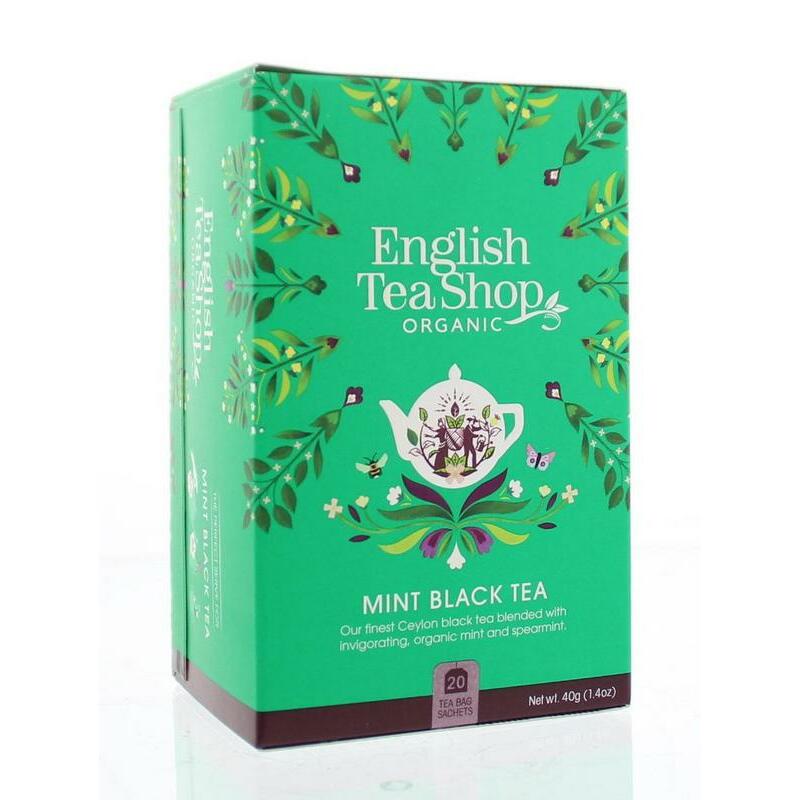 English Tea Shop Mint black tea bio 20bui