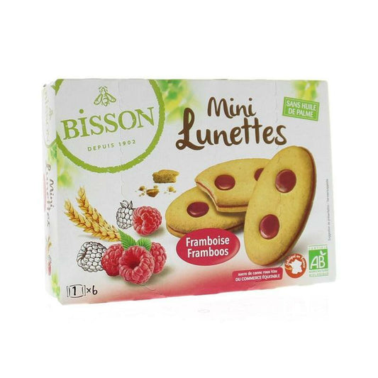 Bisson Lunettes mini framboos bio 175g