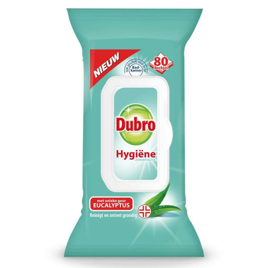 Dubro Doekjes hygiene eucalyptus 80st