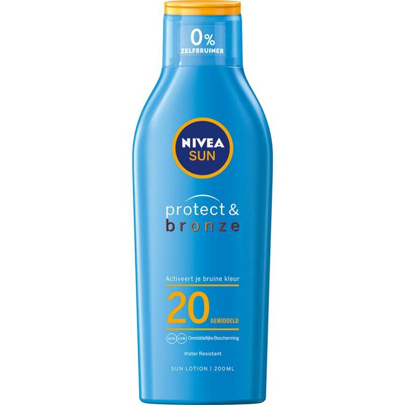 Nivea Sun protect & bronze zonnemelk SPF20 200ml