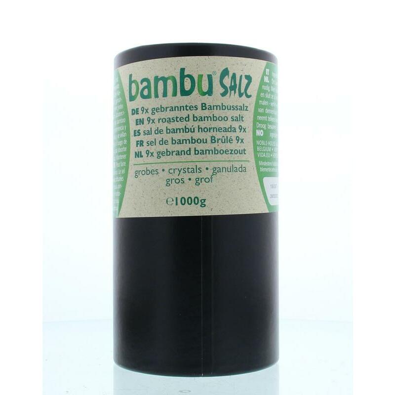 Bambu Salz Bamboezout zeer grof 9x gebrand 1000g