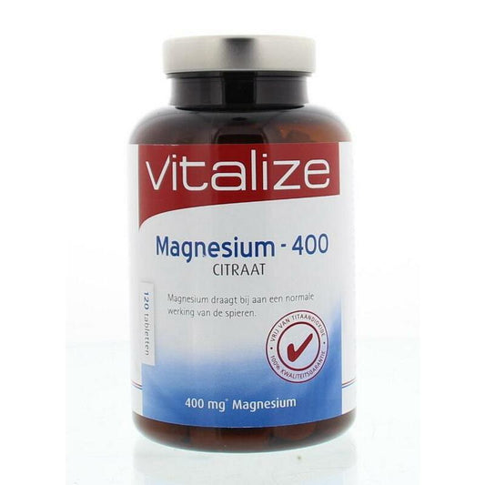 Vitalize Magnesium 400 citraat 120tb