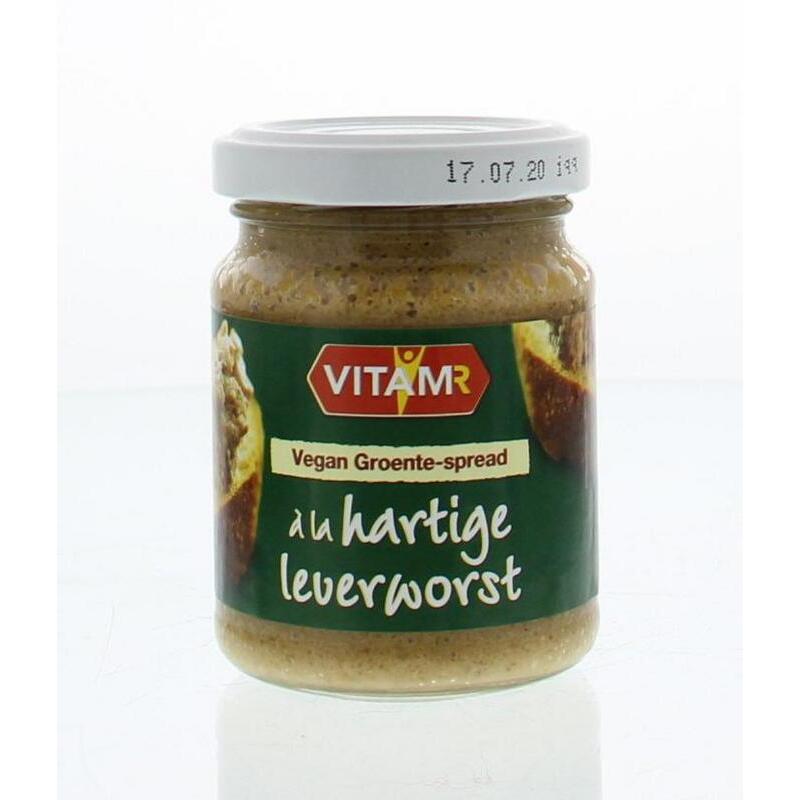 Vitam Groente-spread a la hartige leverworst vegan bio 120g