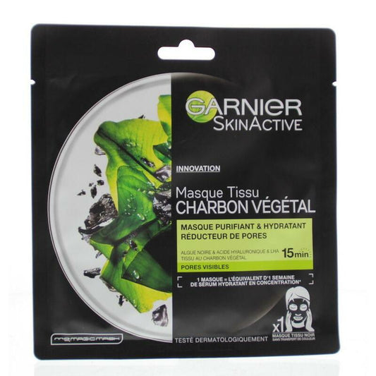 Garnier Skin active tissue mask charcoal 28g