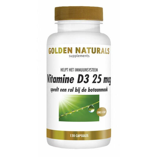 Golden Naturals Vitamine D3 25 mcg 120sft