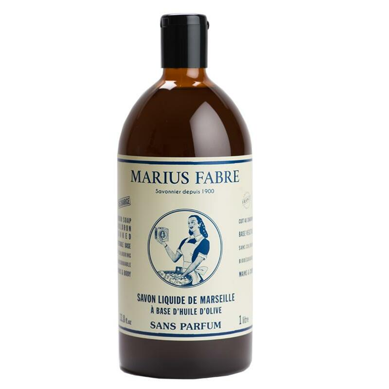 Marius Fabre Nature Marseille zeep zonder parfum navul 1000ml