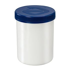 Spruyt Hillen Zalfflacon 170ml wit/blauw met dop 35st