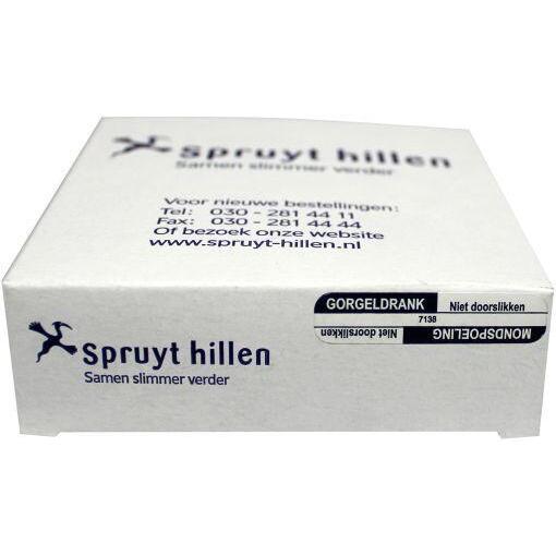 Spruyt Hillen Sticker gorgeldrank/mondspoel 1000st
