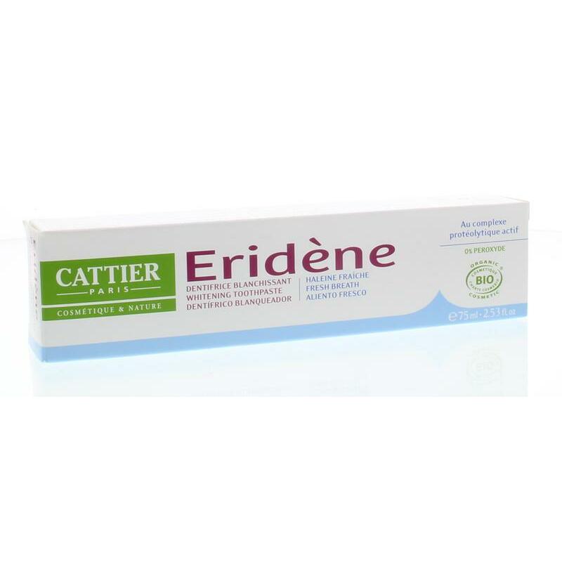 Cattier Tandpasta whitening frisse adem 75ml