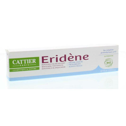 Cattier Tandpasta whitening frisse adem 75ml