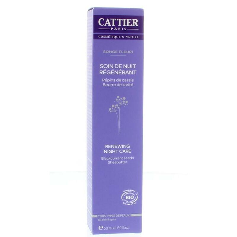 Cattier Nachtcreme songe fleuri 50ml
