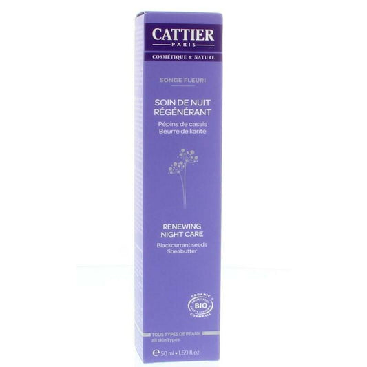 Cattier Nachtcreme songe fleuri 50ml
