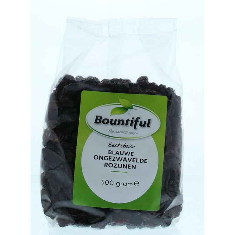 Bountiful Rozijnen blauw ongezwaveld 500g