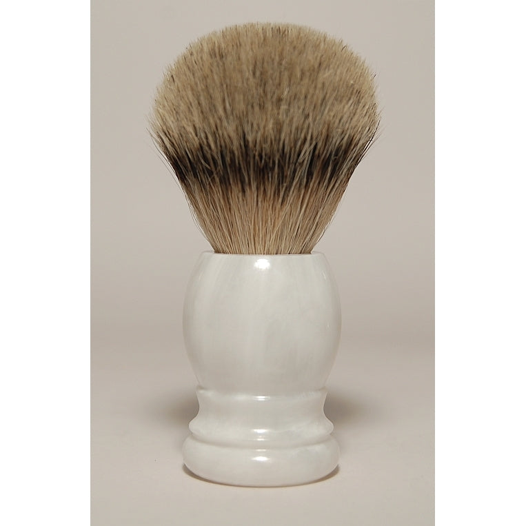 Rasura Scheerkwast silverspits wit 1st