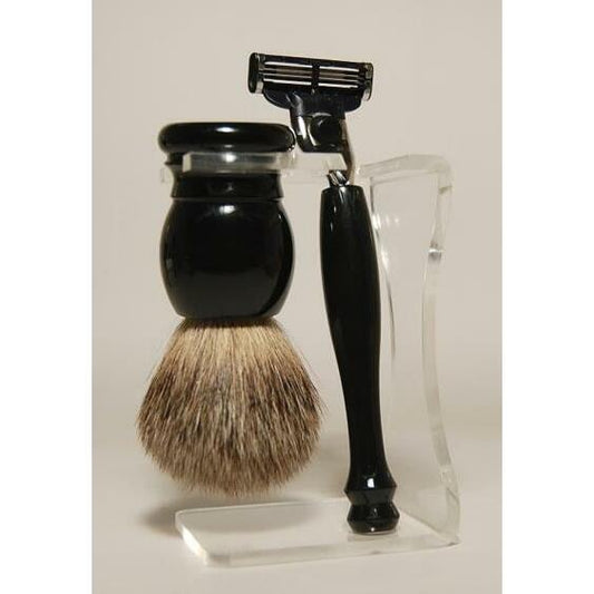 Herbapharm Luxe scheerset zwart graudas 1set