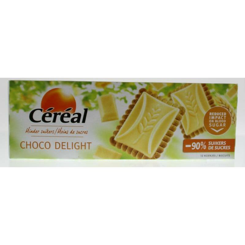 Cereal Koek chocolate delight wit 126g