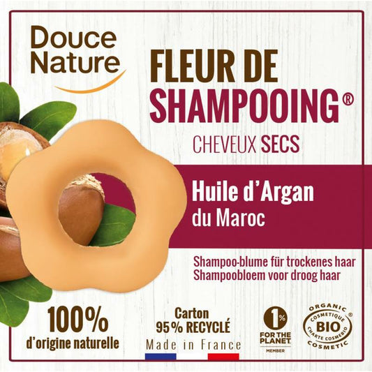 Douce Nature Shampoo bar droog haar bio 85g