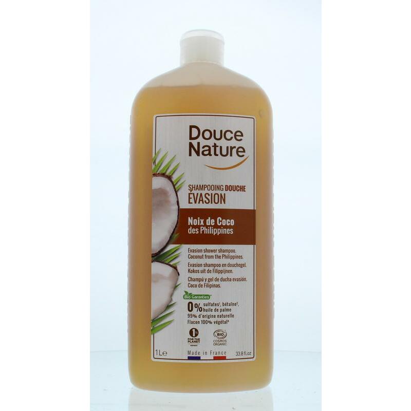 Douce Nature Douchegel & shampoo evasion kokos bio 1000ml