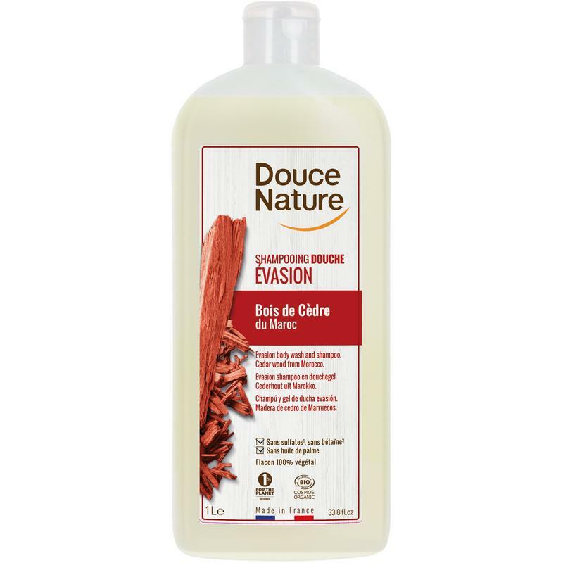 Douce Nature Douchegel & shampoo evasion met cederhout bio 1000ml