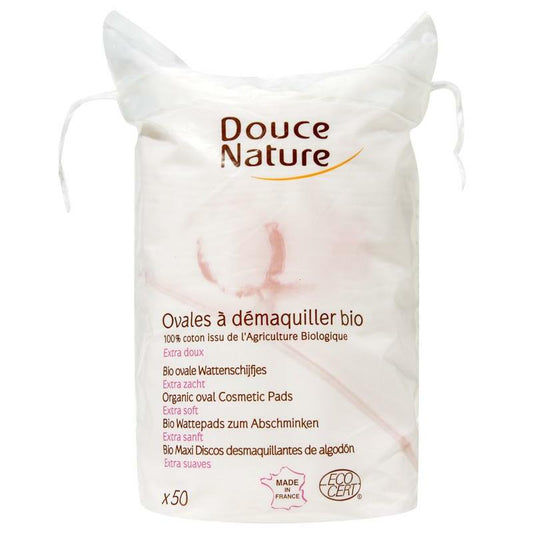 Douce Nature Wattenschijfjes ovaal bio katoen 50st