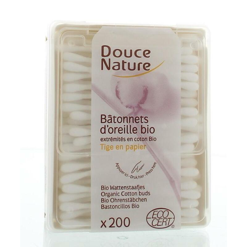 Douce Nature Wattenstaafjes bio katoen 200st