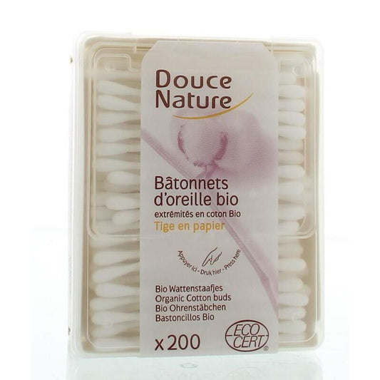 Douce Nature Wattenstaafjes bio katoen 200st