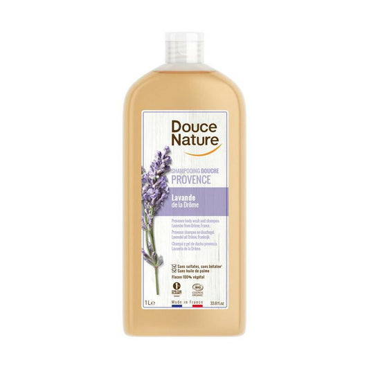Douce Nature Douchegel & shampoo lavendel provence bio 1000ml