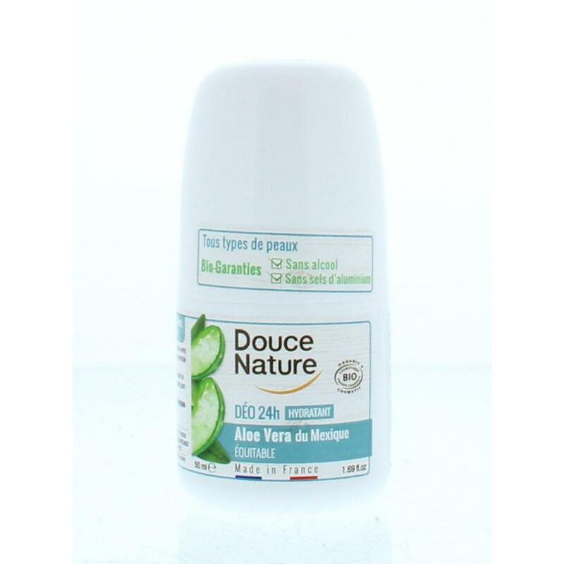Douce Nature Deodorant roll on gevoelige huid met aloe vera bio 50ml